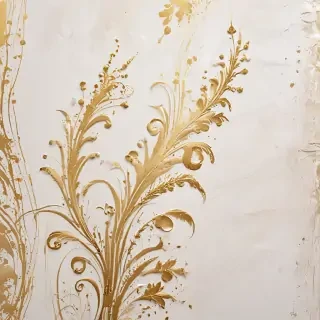 white & gold background