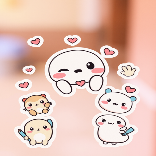 transparent cute stickers