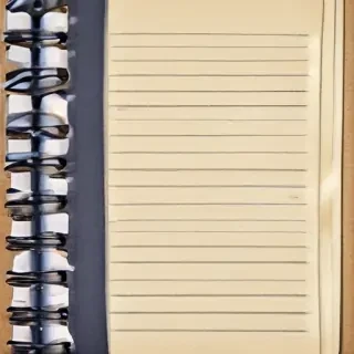 notebook page background
