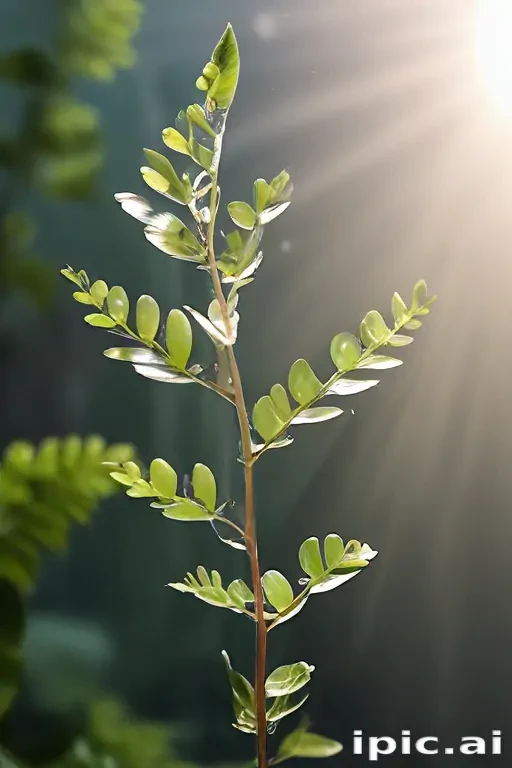 transparent plant