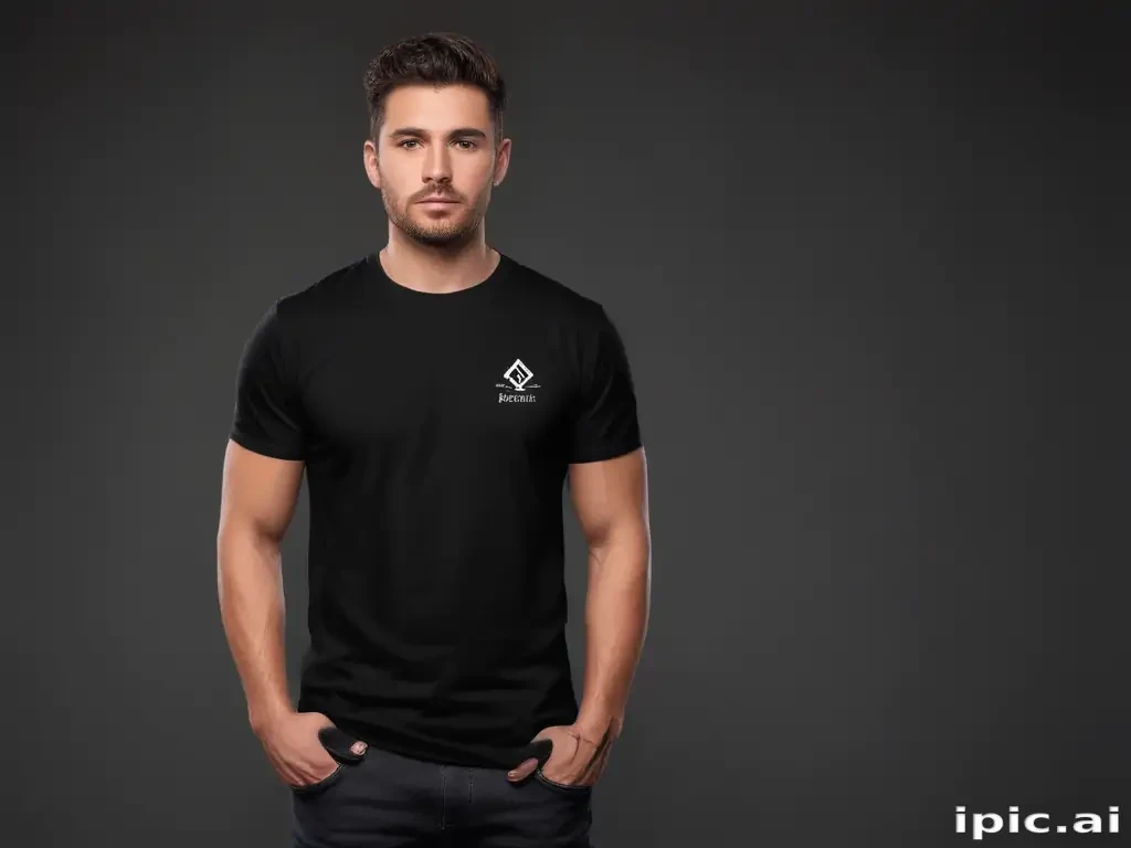 black tee png
