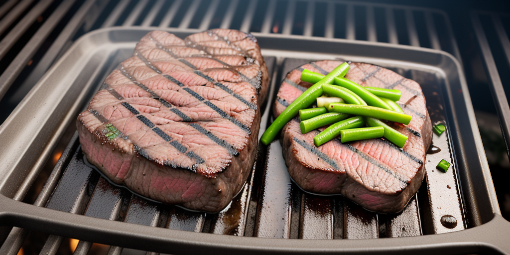 beef cube steak on grill