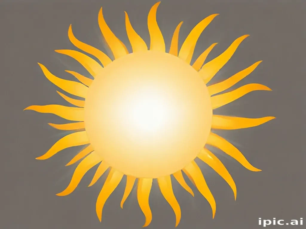 sun clipart transparent background