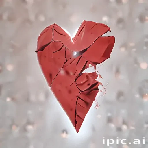 broken heart aesthetic