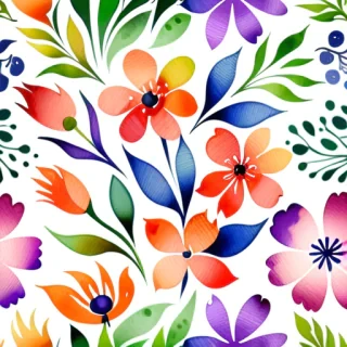 flower watercolor background
