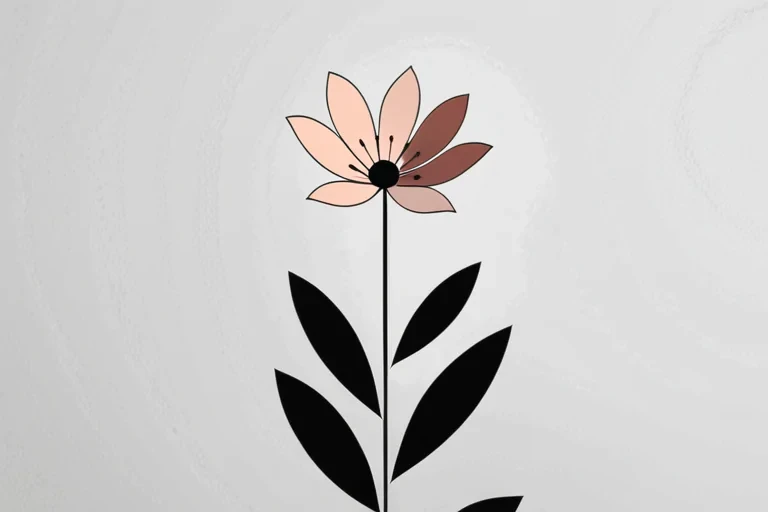minimalist flower