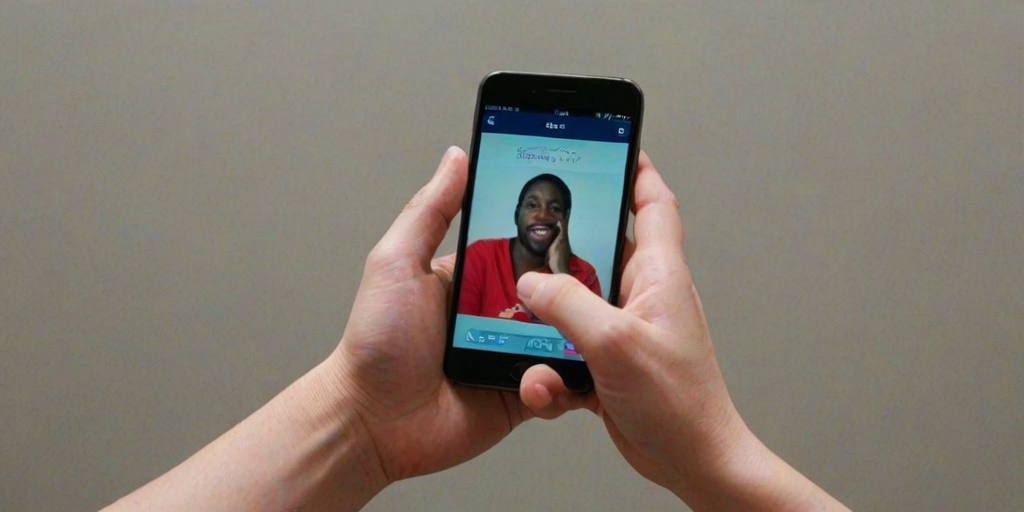 hand holding cell phone
