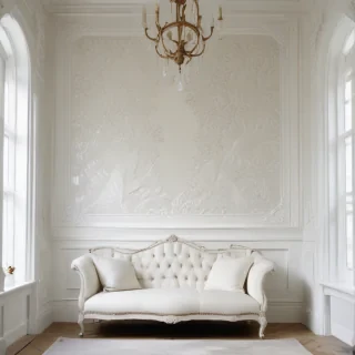 white wall paper