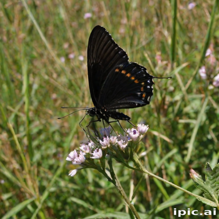 black butterfly