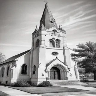 church drawing