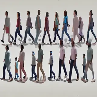 people walk png