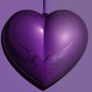 purple aesthetic heart