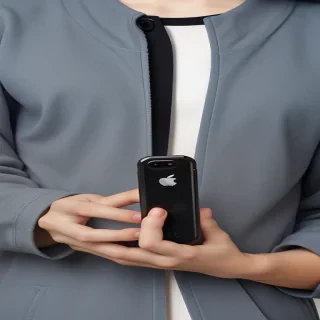 holding phone png