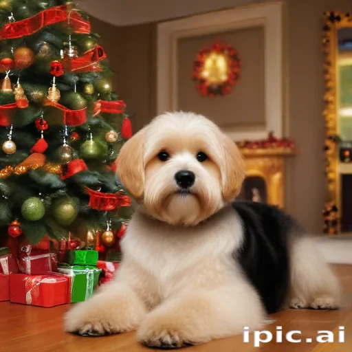 christmas wallpaper dogs