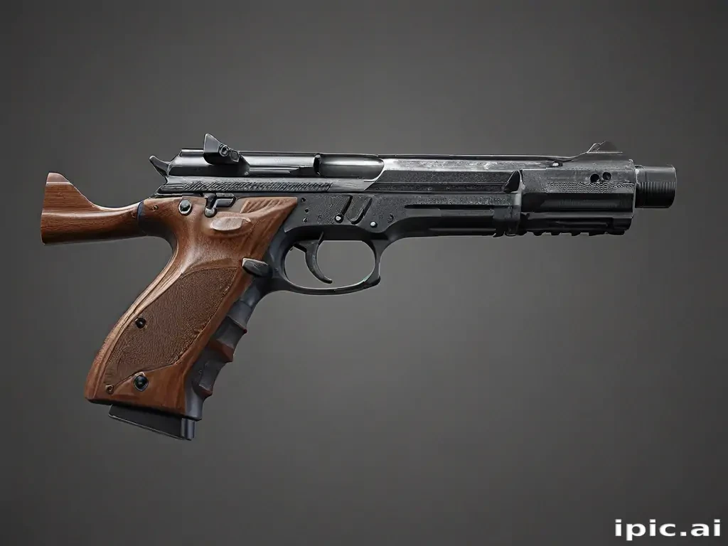 gun with transparent background