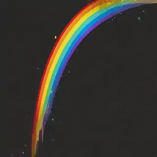 rainbow transparent background