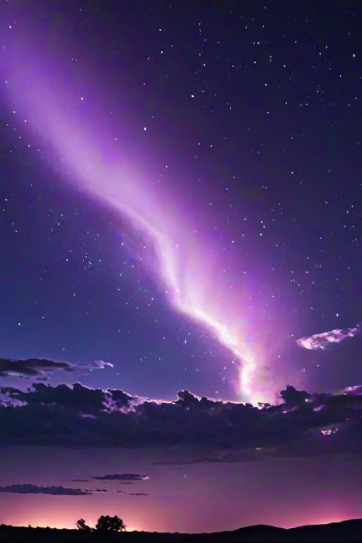 purple sky wallpaper