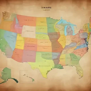 map united states