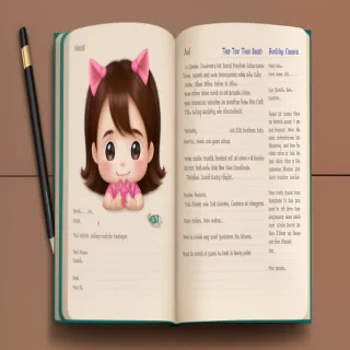 cute book png