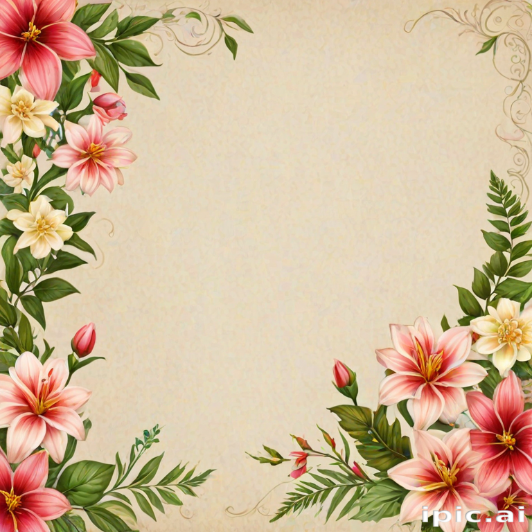 border flower png