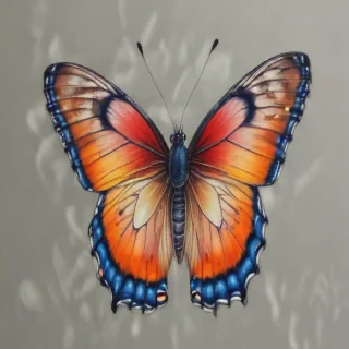 pictures of drawings of butterflies