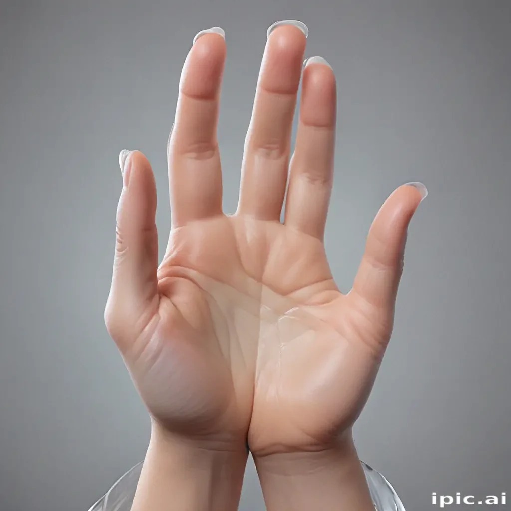 transparent prayer hands