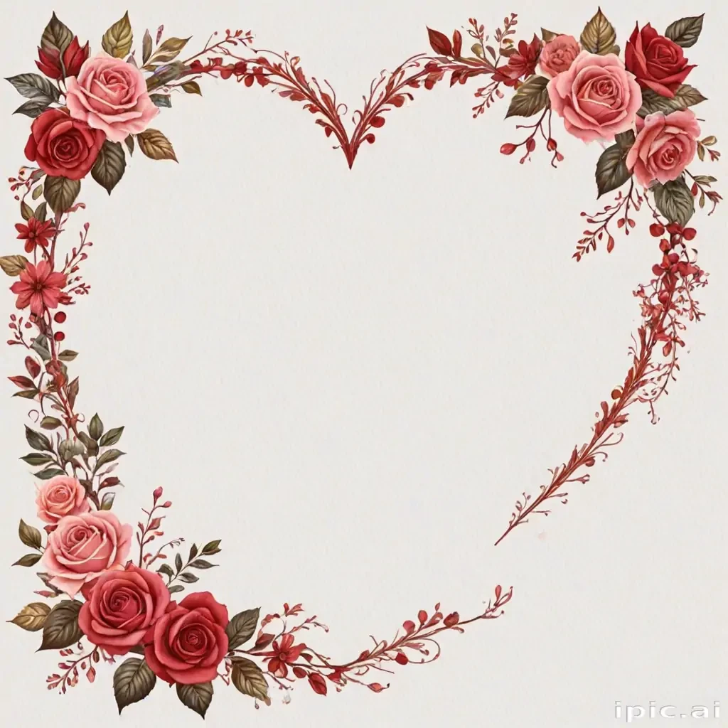 heart border png aesthetic