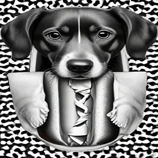 hot dog clipart black and white