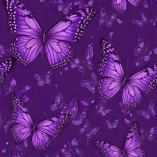 purple wallpapers butterfly