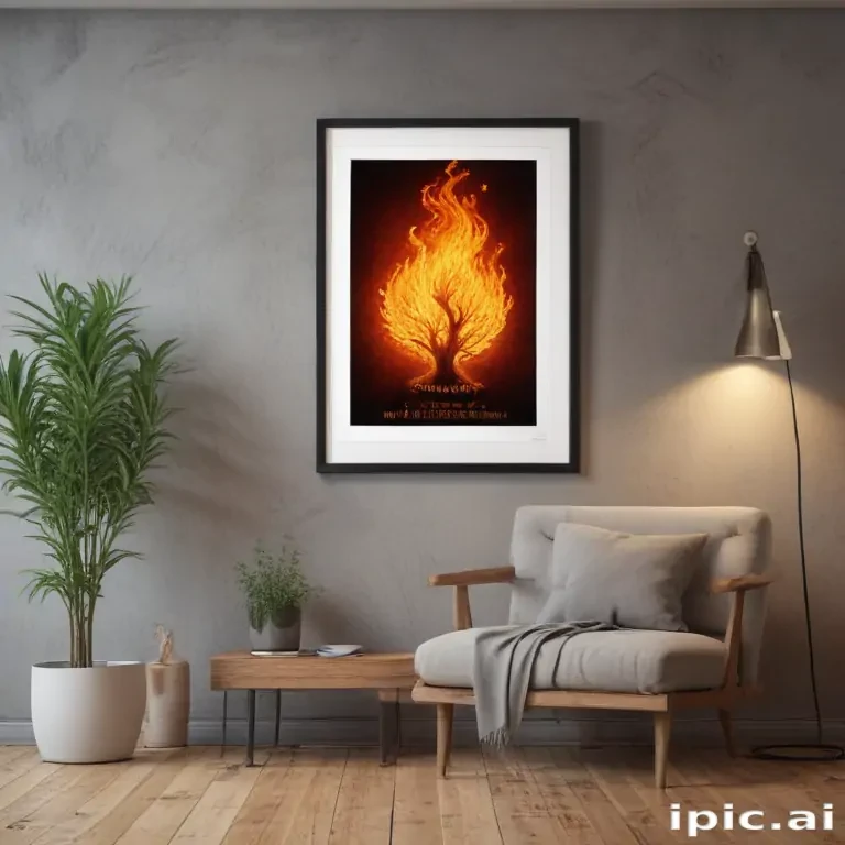 mockup wall art
