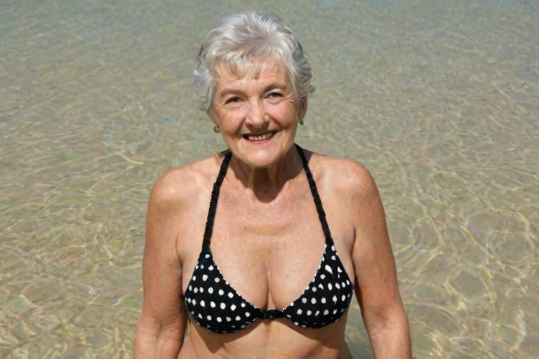 granny micro bikini