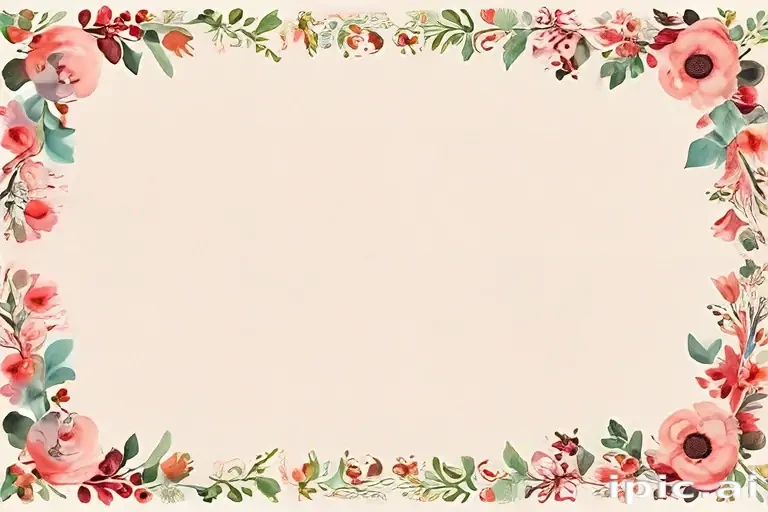 floral page borders