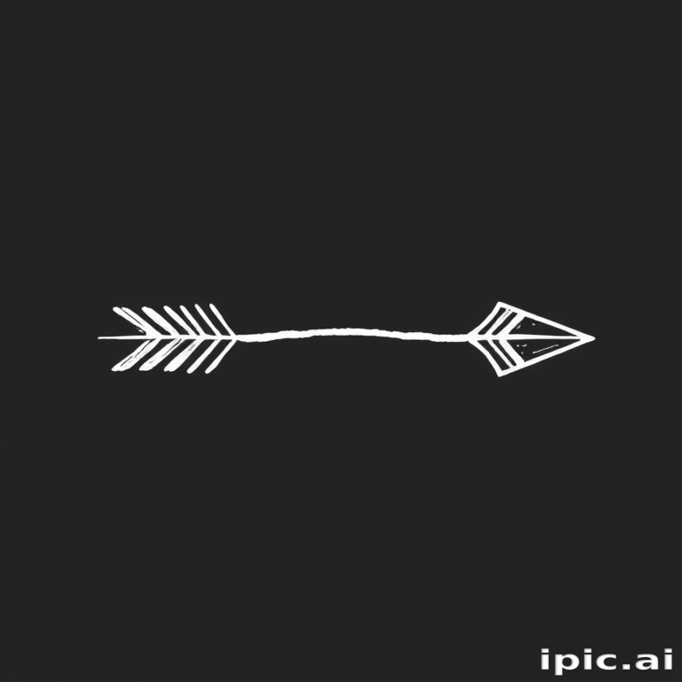 hand drawn arrow