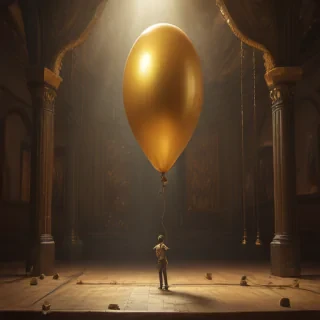 golden balloon