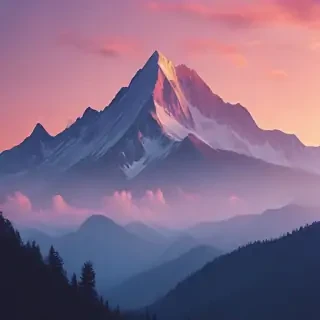 aesthetic mountain wallpaper