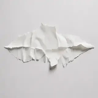 torn paper transparent
