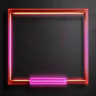 neon frame png
