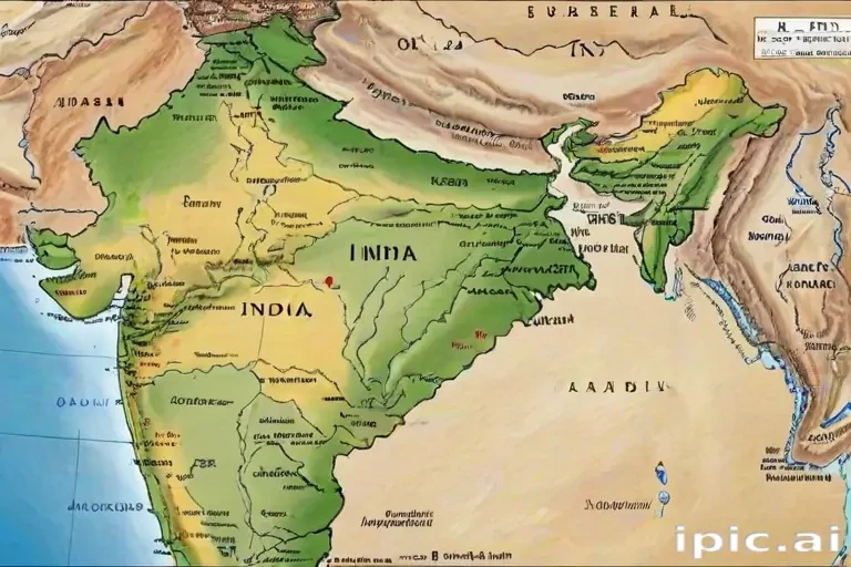 map of india