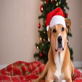 christmas dog photos