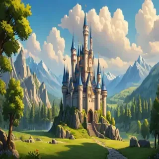 cartoon castle