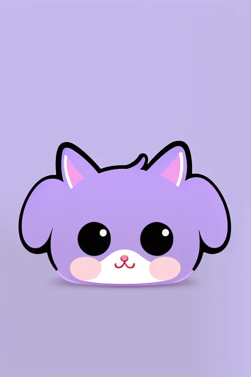 iphone kawaii cute purple wallpaper