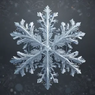 snowflake clipart free