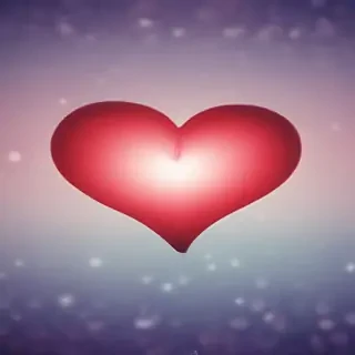 blurry heart wallpaper