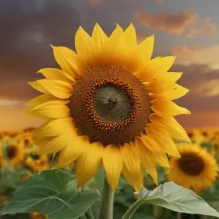 aesthetic sunflower background