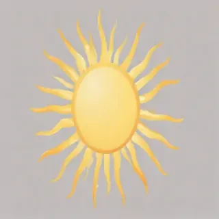 transparent background sun clipart
