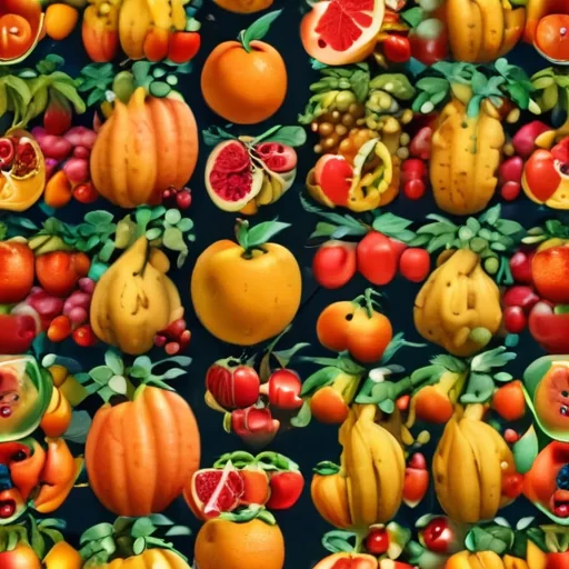 cartoon fruit