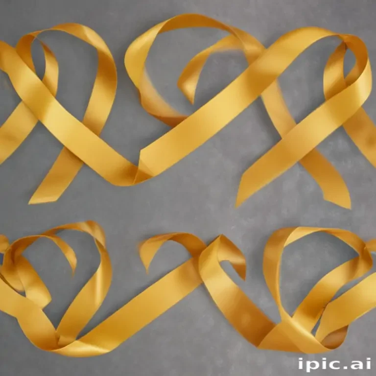 gold ribbon png