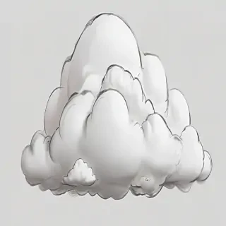 cartoon cloud drawing