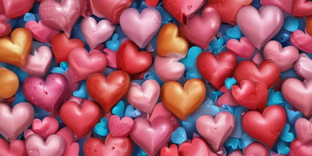 hearts background wallpaper
