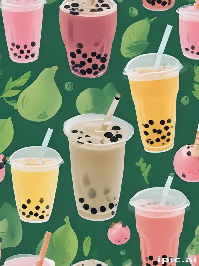 bubble tea background
